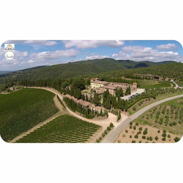The Castello di Albola in the middle of the vineyards - Cantina24.