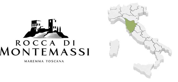 Logo Rocca di Montemassi from Tuscany.