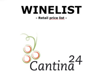 The Cantina24 price list for download.