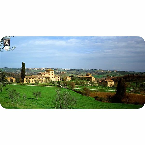 View of the village of Barberino Val d'Elsa in Tuscany.