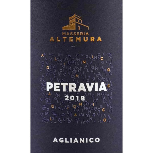 PETRAVIA Aglianico Puglia IGT 2018